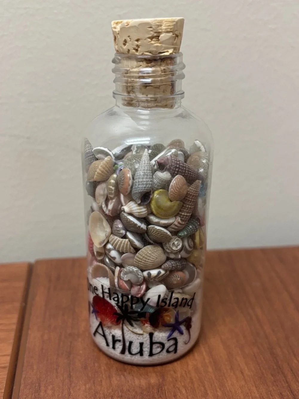 Aruba ❤️ sand and shell keepsake